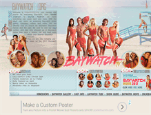 Tablet Screenshot of baywatchtv.org